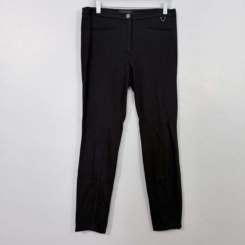 Talbots Dalton Pants Size 6 Black Riding Breeches Equestrian